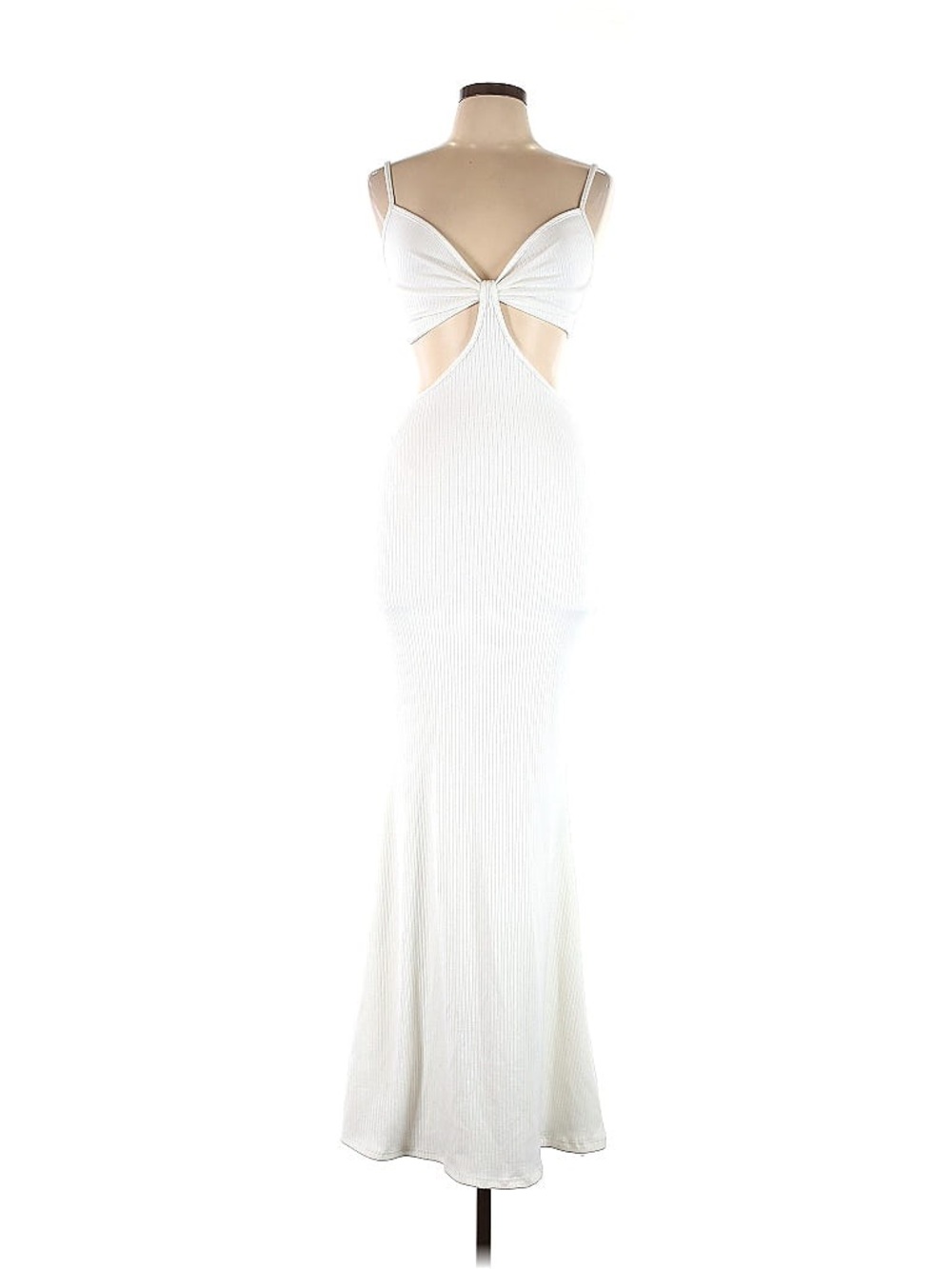 White Windsor cutout maxi dress